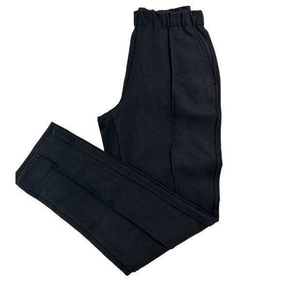 Everlane Pants - Everlane The Dream Pant NEW Womens XS Black High Rise Ponte Knit Soft Taper‎ Leg